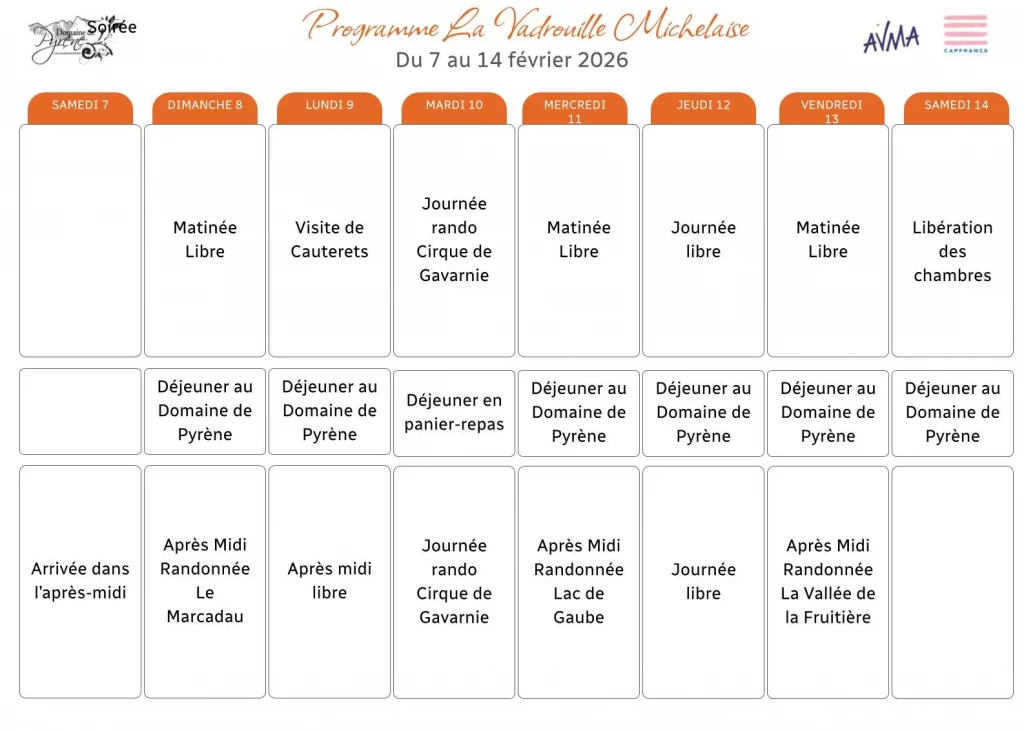 LA VADROUILLE MICHELAISE - du 7 au 14 Février 2026 (1)