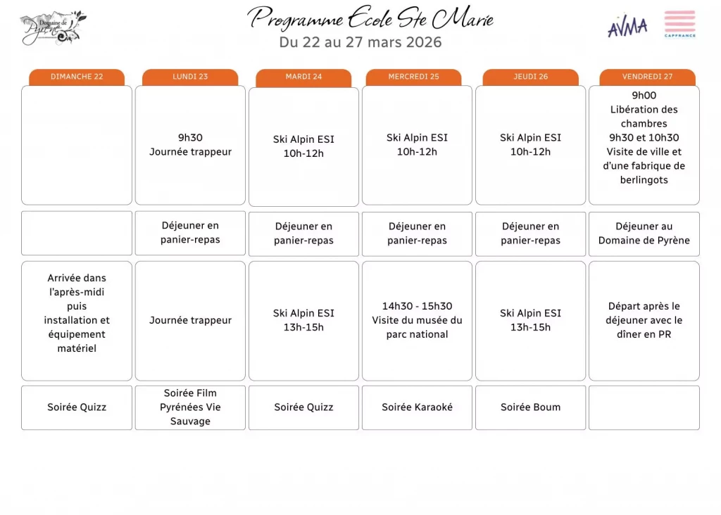 Ecole Ste Marie- du 22 au 27 mars 2026 (1)
