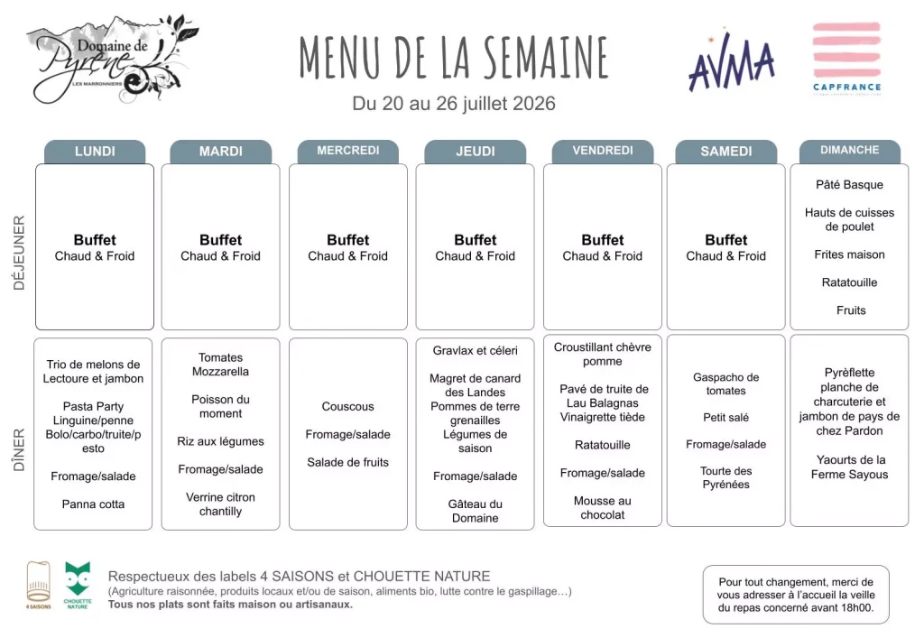 Menu du 20 au 26 juillet 2026 (1)